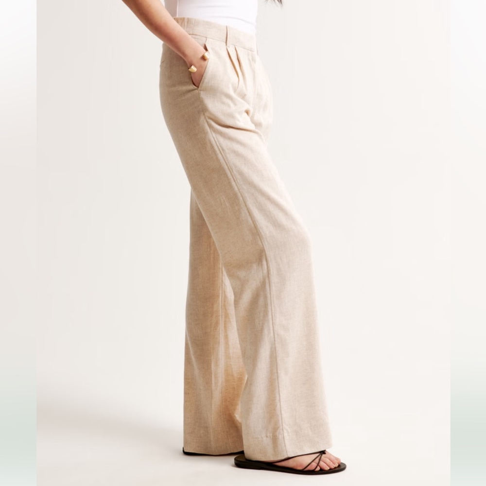 A&F Sloane Tailored Linen-Blend Pant - Picture 5 of 6